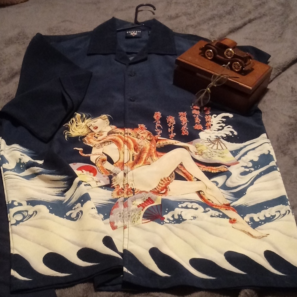 Men Vintage Dress Shirt